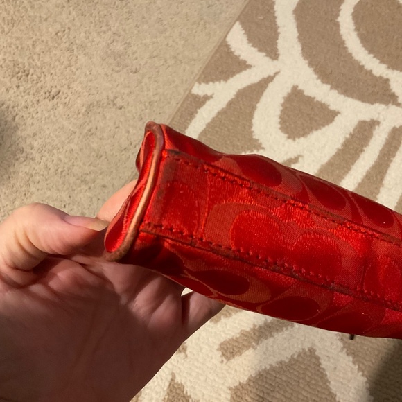 VTG COACH Rare Ltd. Ed. Red Cosmetic Case Made Exclusively For Estée Lauder 2010 - Picture 11 of 11